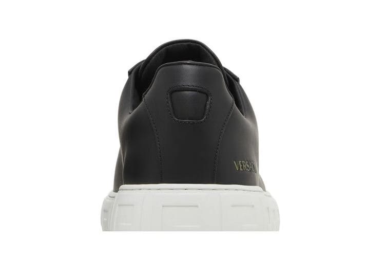 Versace Greca Lace-up Sneakers Black White