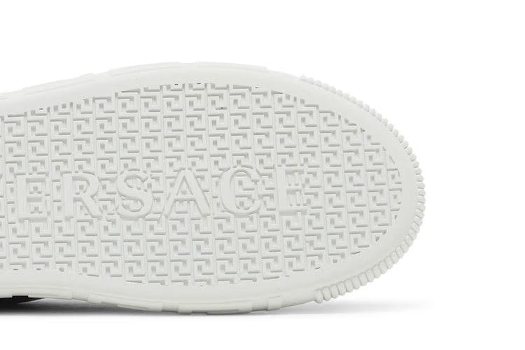 Versace Greca Lace-up Sneakers Black White