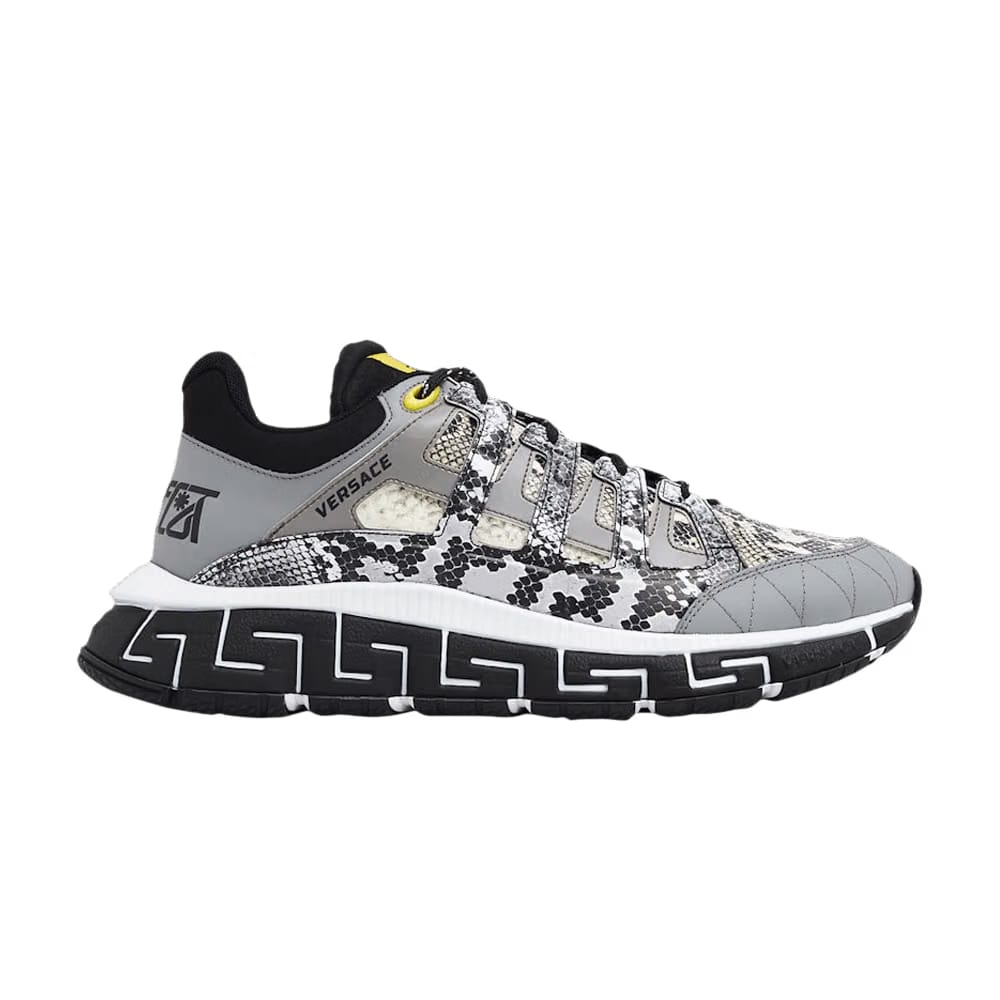 Versace Trigreca Grey Snakeskin