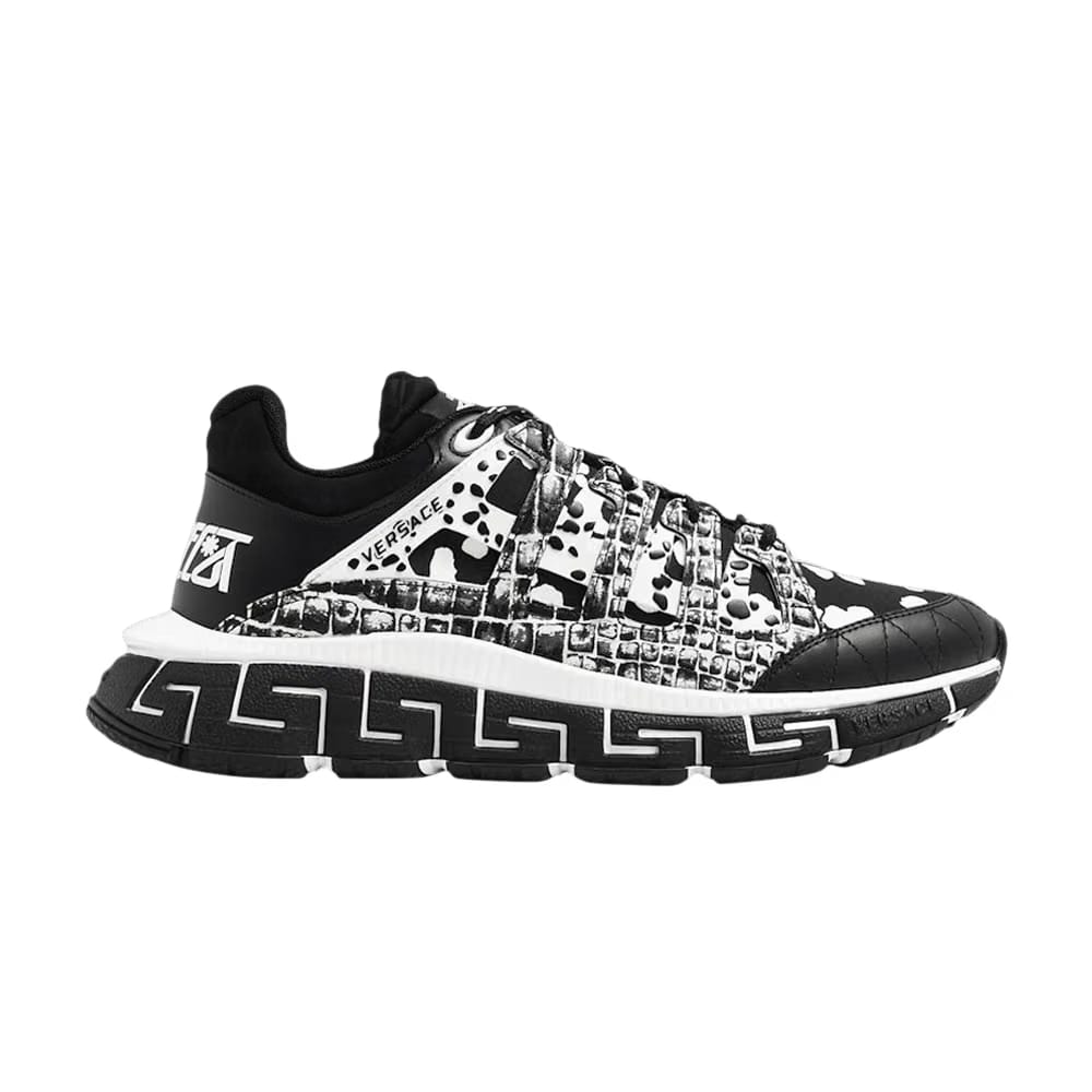 Versace Trigreca Black White Print
