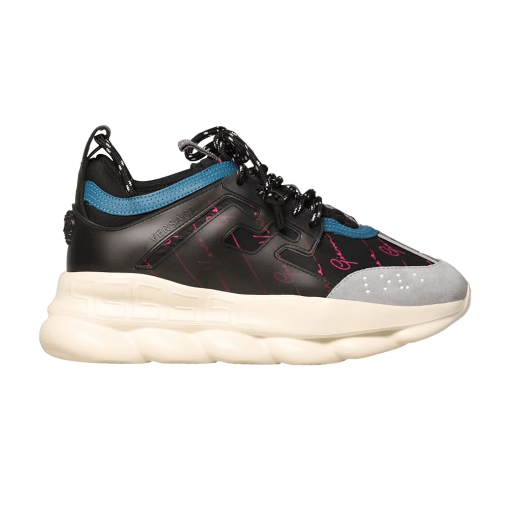 Versace Wmns Chain Reaction 'Gianni Versace Signature Print - Black'