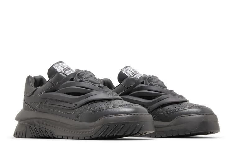 Versace Odissea Caged Rubber Medusa Sneaker Fossil Grey