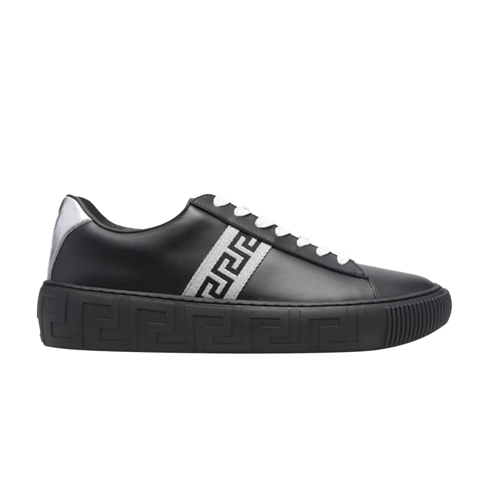 Versace Greca Sneaker Black Silver