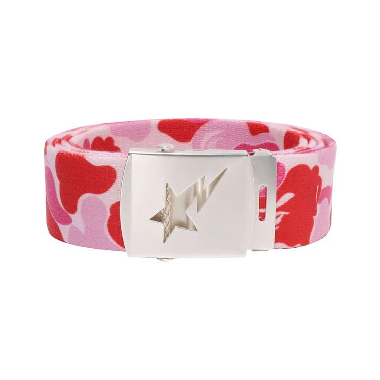 BAPE ABC Camo Sta Gi Belt Pink