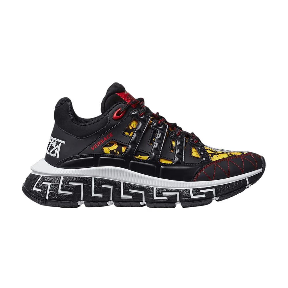 Versace Wmns Trigreca 'Barocco Print - Black' 2020