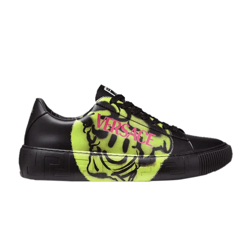 Versace Greca Smiling Medusa - Black