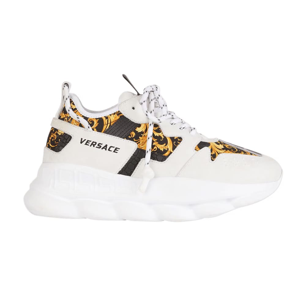 Versace Wmns Chain Reaction 2 'Barocco Print - White'