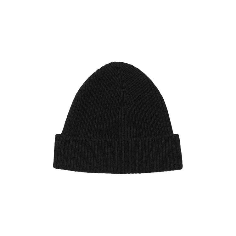 Burberry Ribbed Cashmere Beanie Black