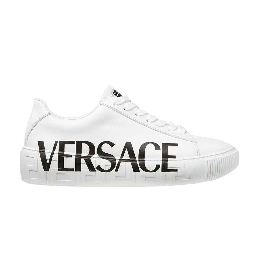 Versace Wmns Greca Low 'Logo - White'