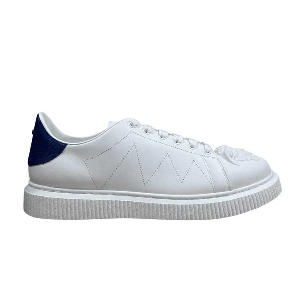 Versace Medusa Low White Navy