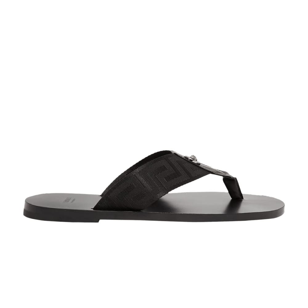 Versace Greca Sandal Black
