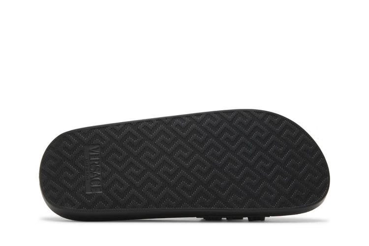 Versace Slide Allover Logo - Black