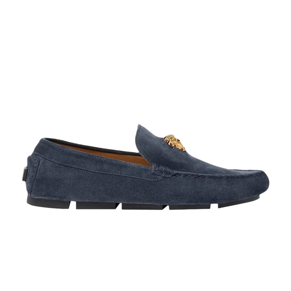 Versace LA Medusa Driver Loafer Navy