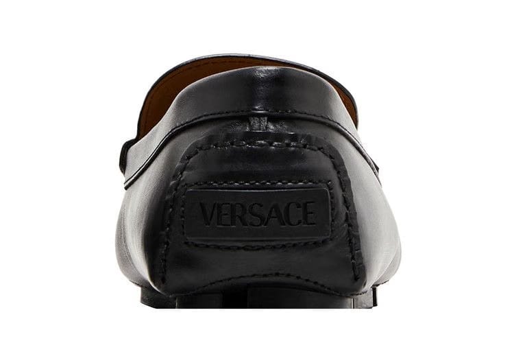 Versace LA Medusa Driver Loafer Black Gold