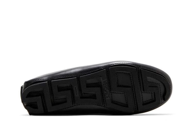 Versace LA Medusa Driver Loafer Black Gold