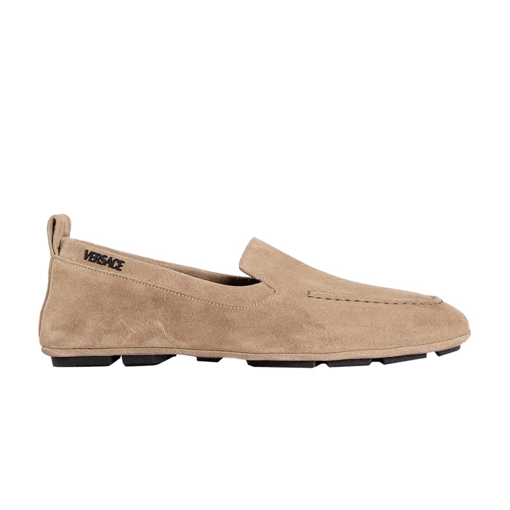 Versace Villa Driver Loafers Sand