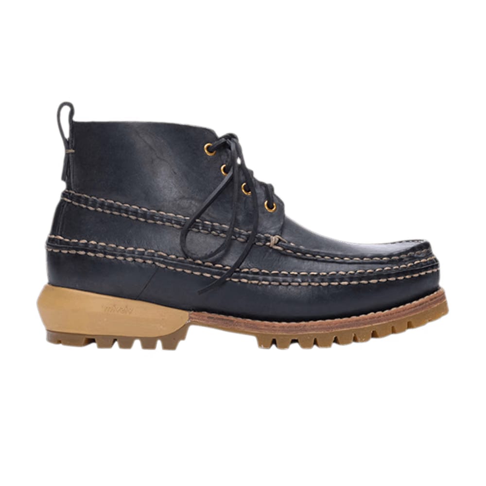 Visvim Kanawa Moc Mid-Folk Black