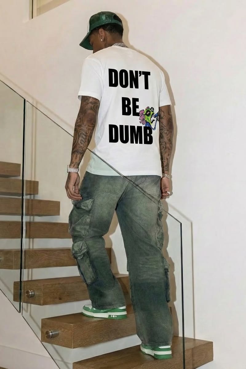 Rocky - Don't Be Dumb (White) T-shirt