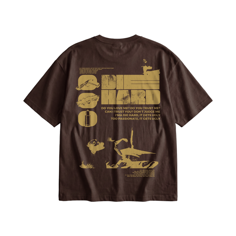 Kendrick - Die Hard (Brown) T-shirt