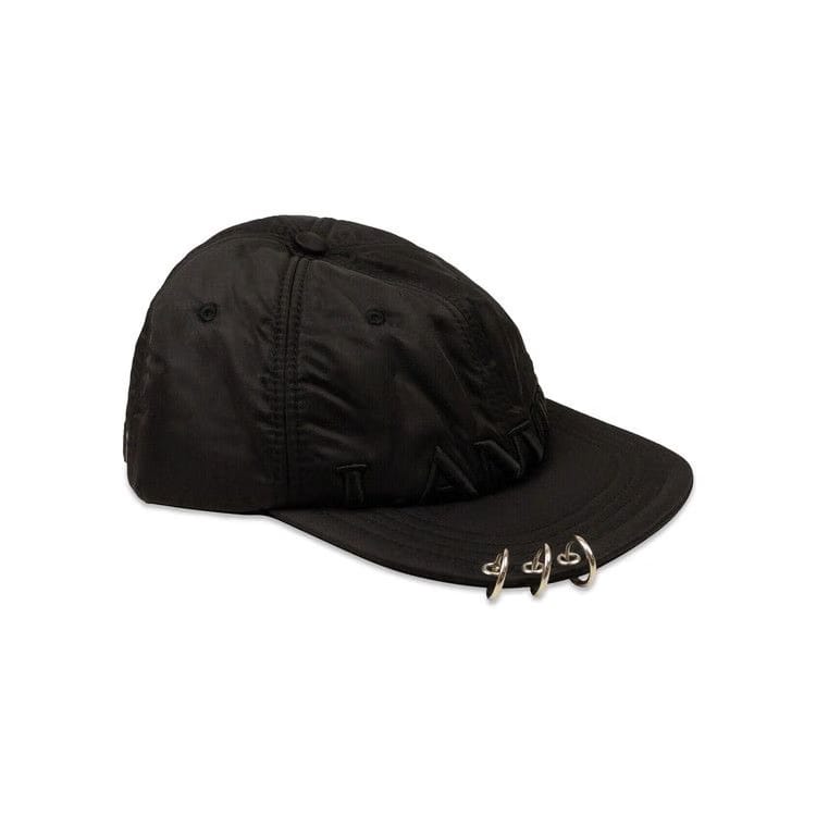 Lanvin Graffiti Logo Embroidered Cap Black