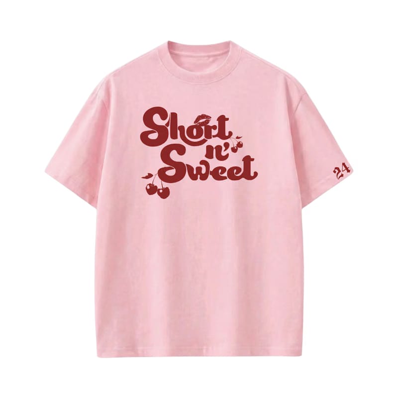 Sabrina - Short n Sweet (Pink) T-shirt