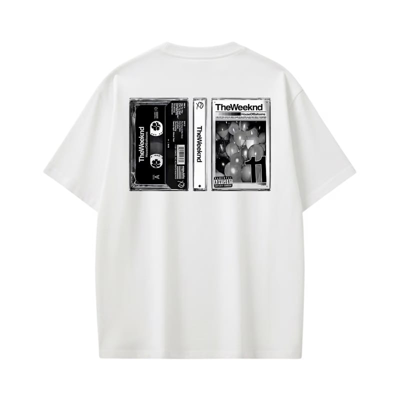 Weeknd - Black Tape (White) T-shirt