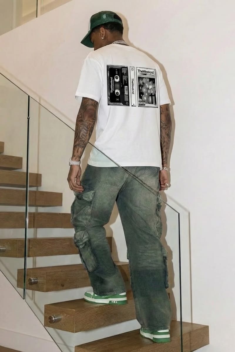 Weeknd - Black Tape (White) T-shirt