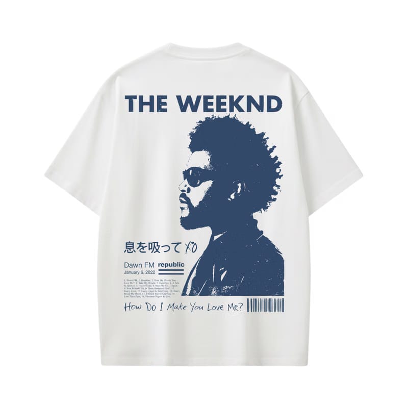 Weeknd - Dawn FM (White) T-shirt