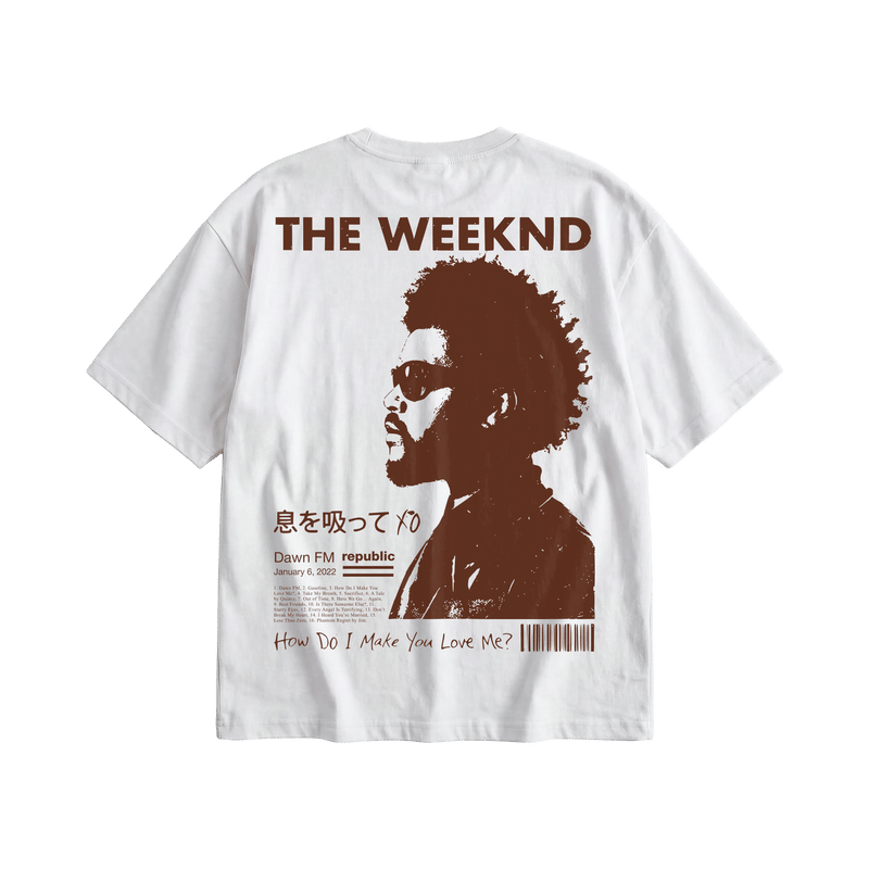 Weeknd - Dawn FM (White) T-shirt