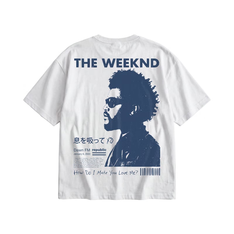 Weeknd - Dawn FM (White) T-shirt