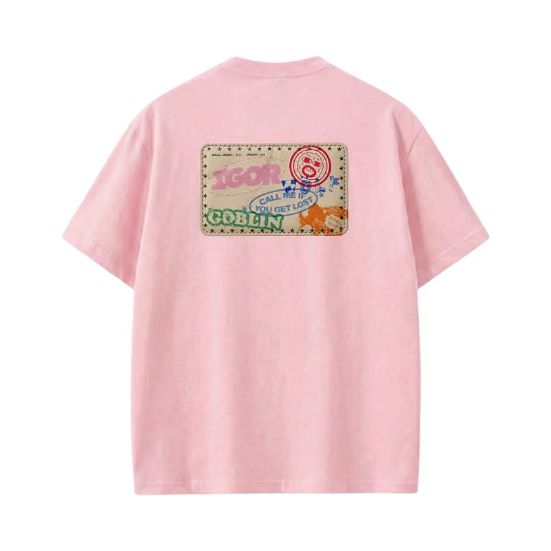 Tyler - Travel Licence (Pink) T-shirt