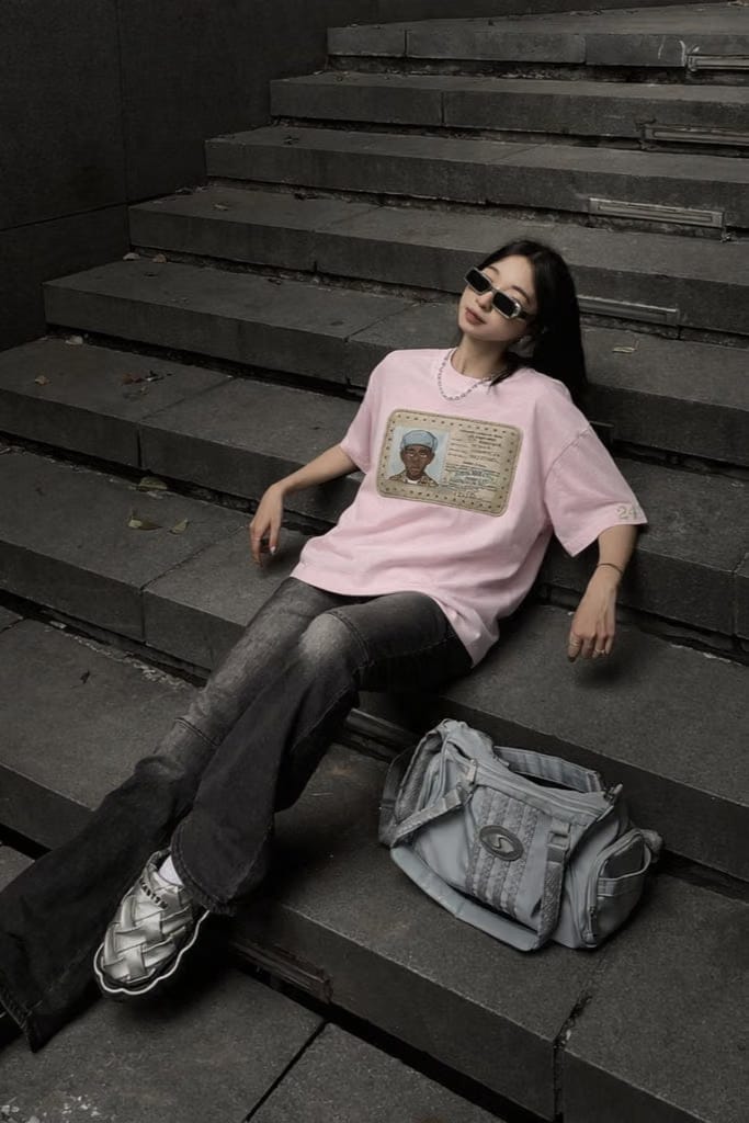 Tyler - Travel Licence (Pink) T-shirt