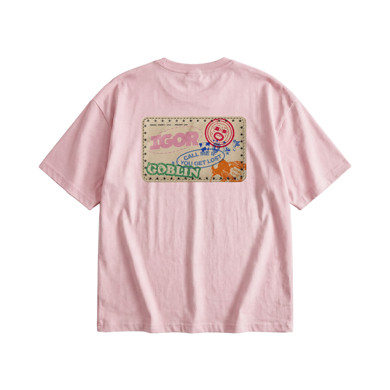 Tyler - Travel Licence (Pink) T-shirt