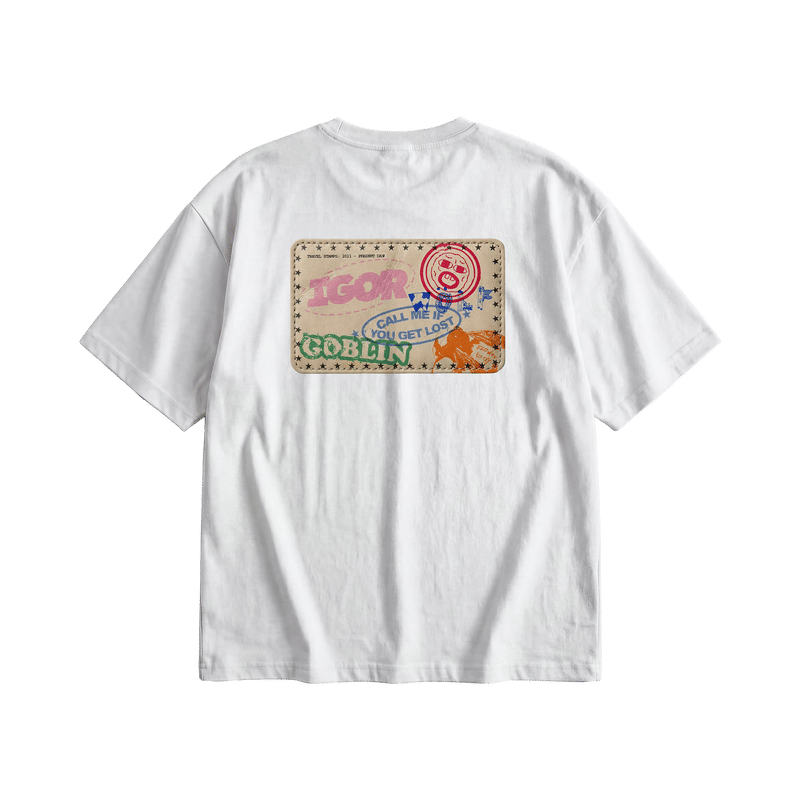Tyler - Travel Licence (White) T-shirt