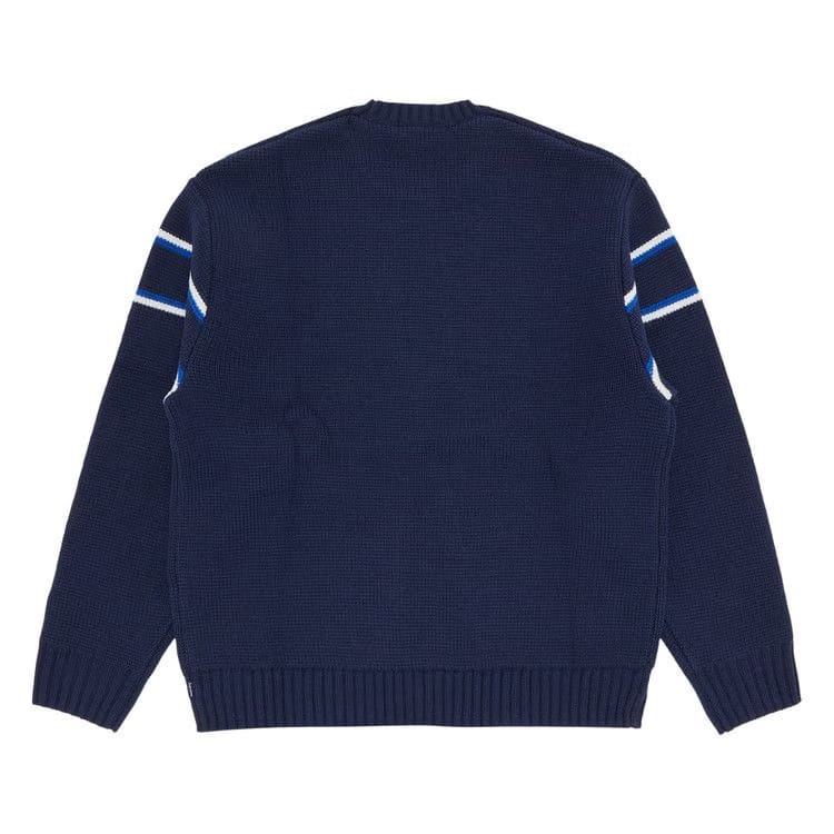 Supreme Chest Stripe Sweater (FW23) Navy