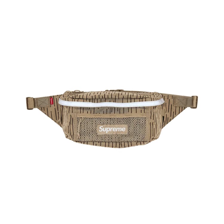 Supreme Waist Bag Tan Raindrop