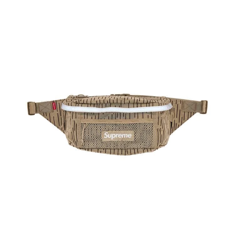 Supreme Waist Bag Tan Raindrop