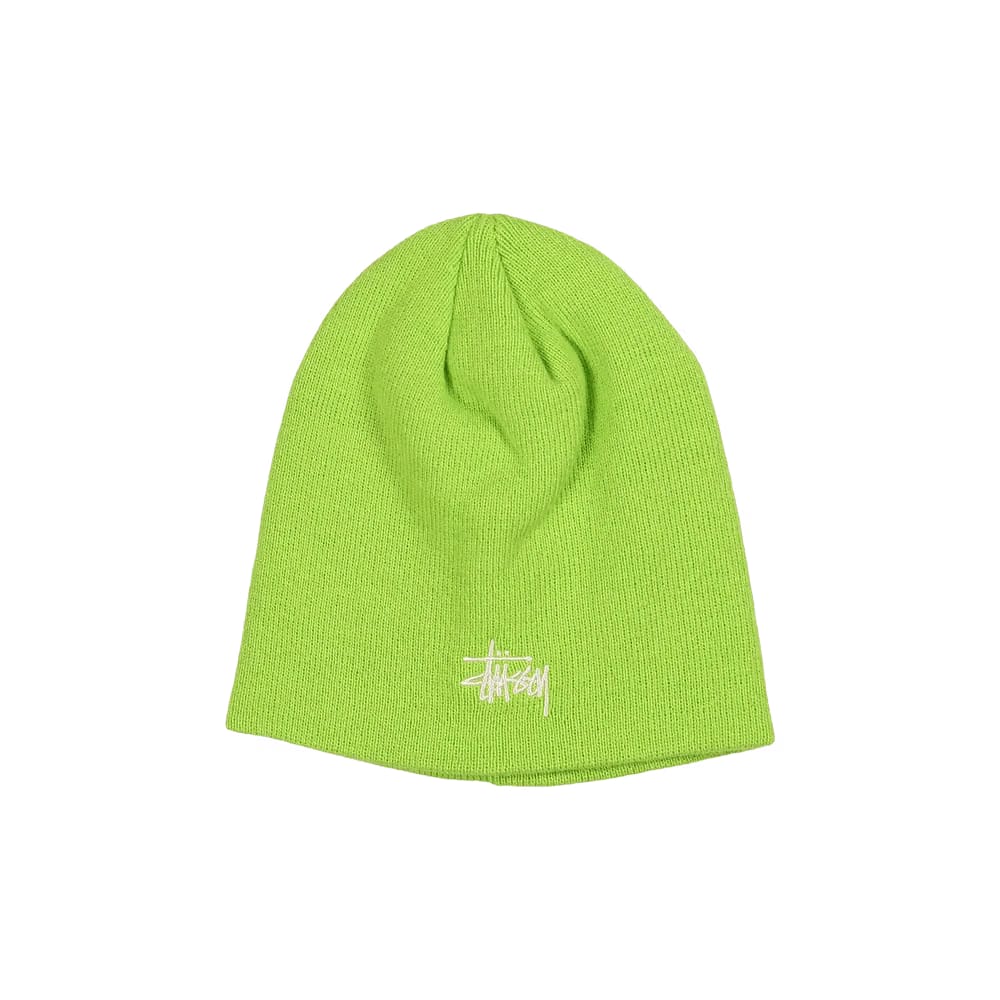 Stussy Basic Skullcap Beanie Lime