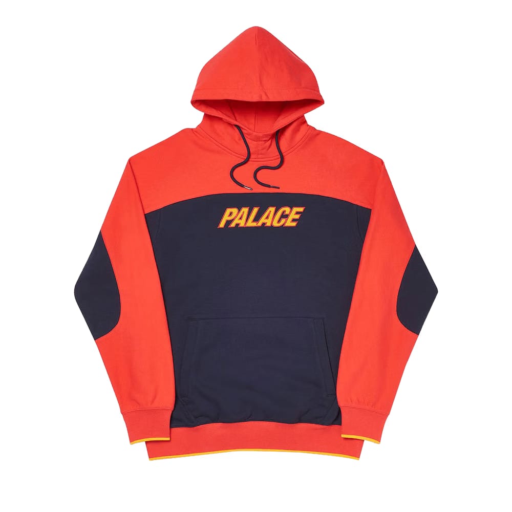 Palace Beef Tec Hoody Navy/Red