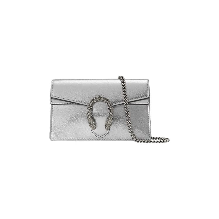 Gucci Dionysus Super Mini Bag Silver