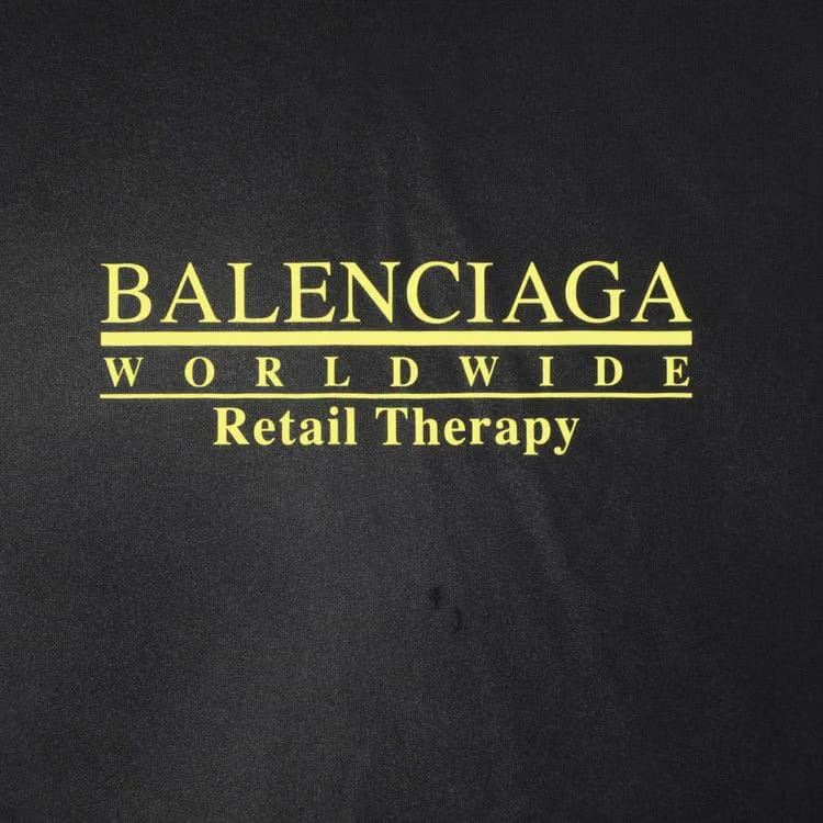 Balenciaga Regular Crewneck Black/Yellow