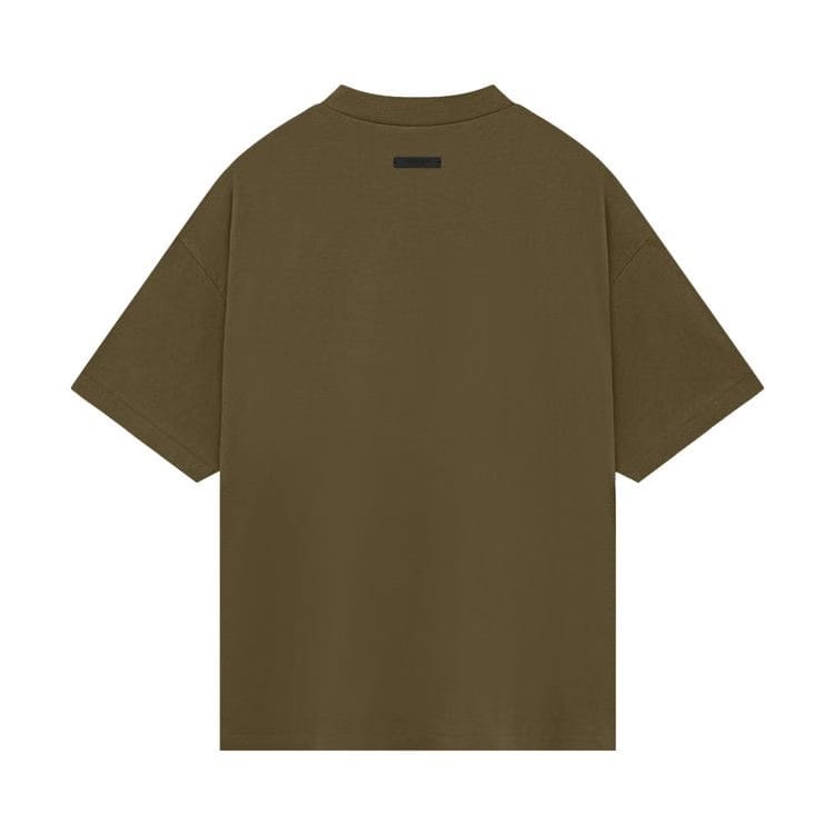 Fear of God Essentials Jersey Crewneck T-Shirt Olive
