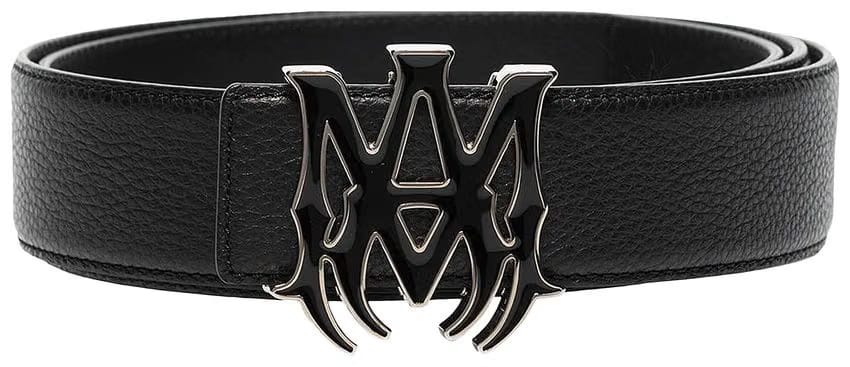 Amiri Pebbled 4cm MA Belt Black