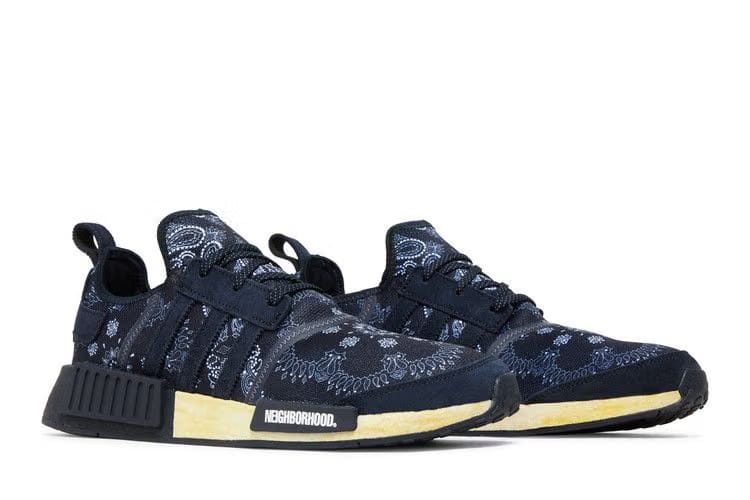 Neighborhood x adidas NMD_R1 Navy Paisley Bandana