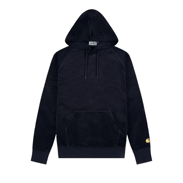 Carhartt WIP Hooded Cord Sweatshirt Dark Navy