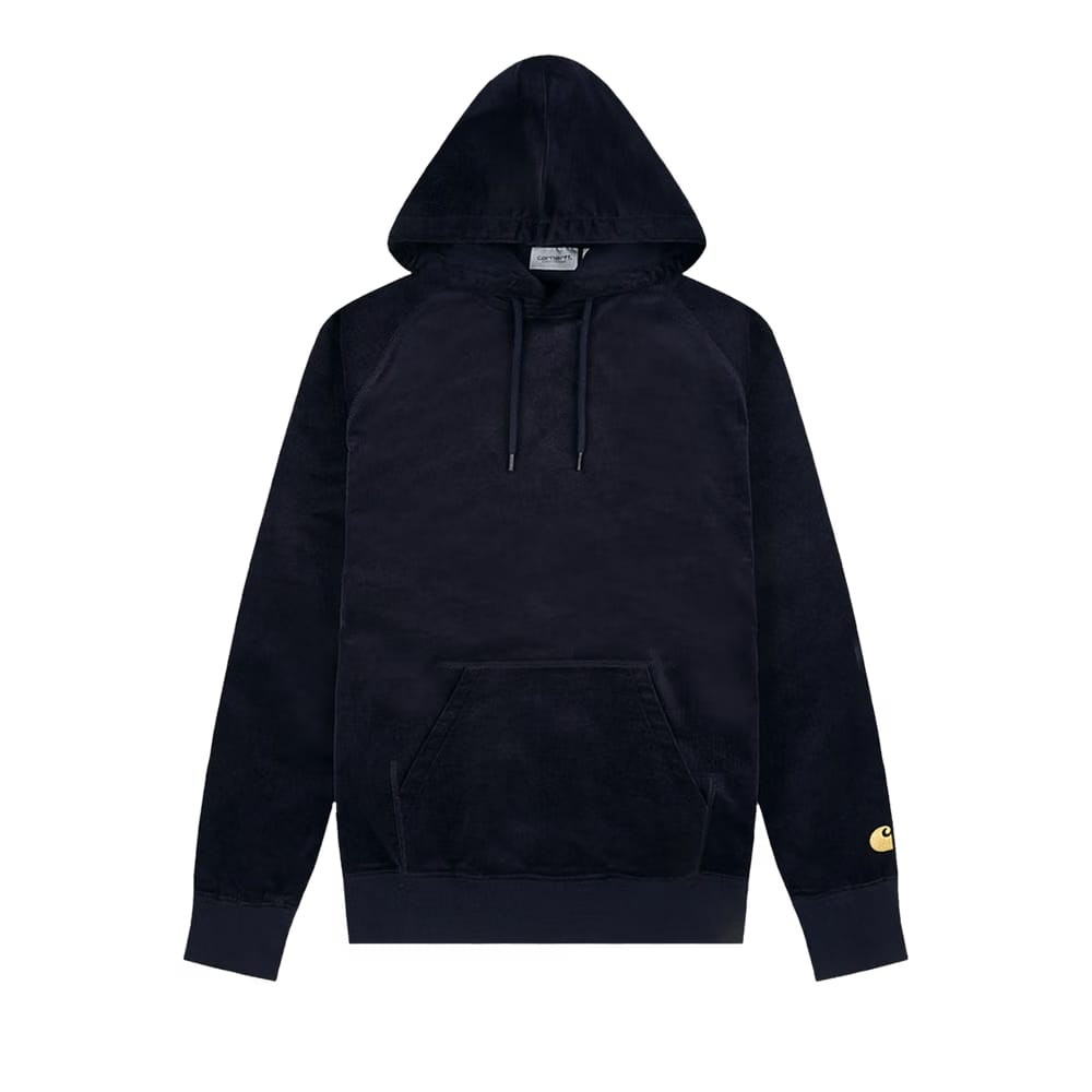 Carhartt WIP Hooded Cord Sweatshirt Dark Navy