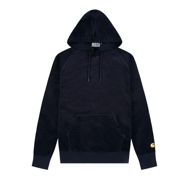 Carhartt WIP Hooded Cord Sweatshirt Dark Navy
