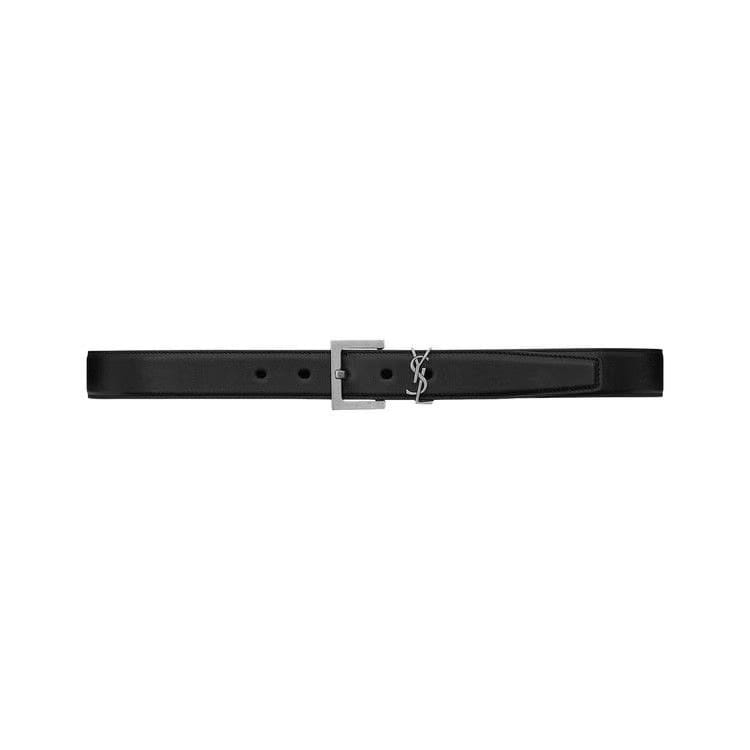 Saint Laurent Cassandre Belt Black