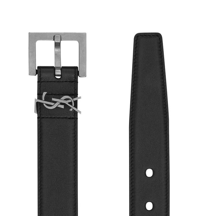 Saint Laurent Cassandre Belt Black