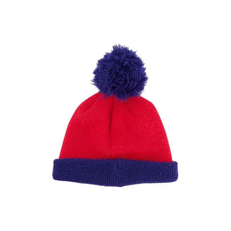 Vintage Paris Saint-Germain PSG Pom Beanie Red/Blue